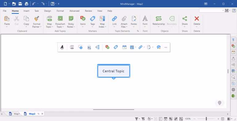 MindManager screenshot