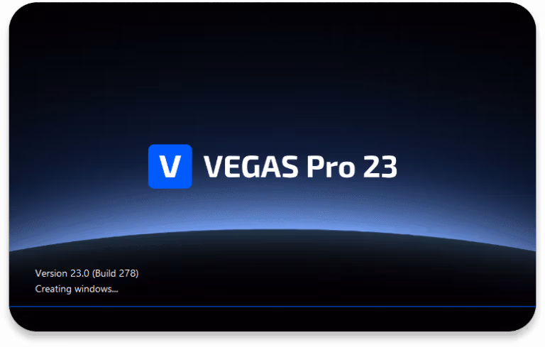 MAGIX VEGAS Pro 23 Loading Screen