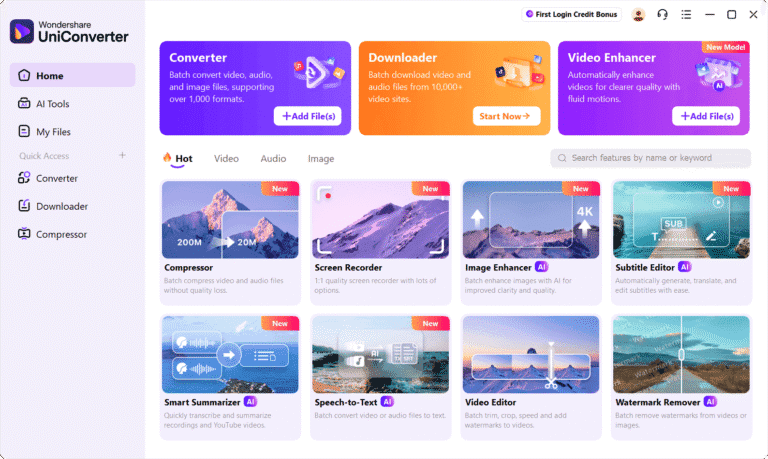 Wondershare UniConverter 17 screenshot