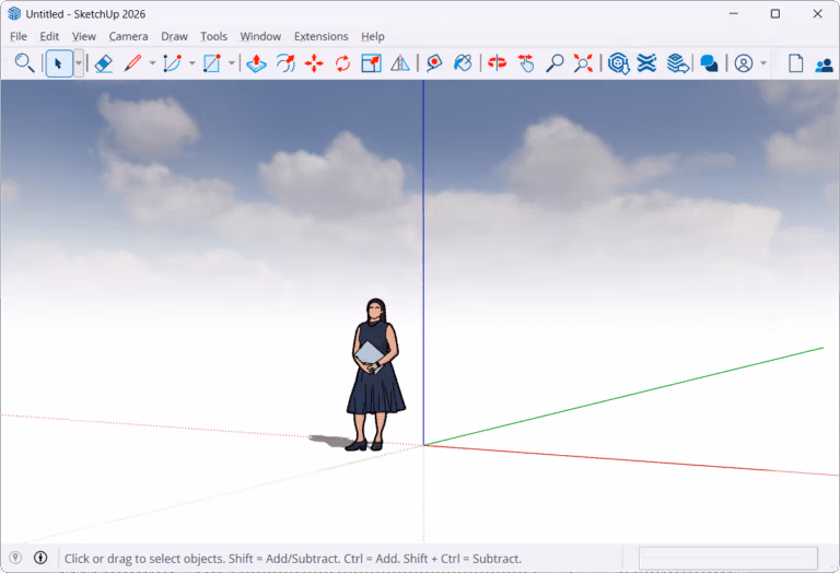 SketchUp 2026 Screenshot