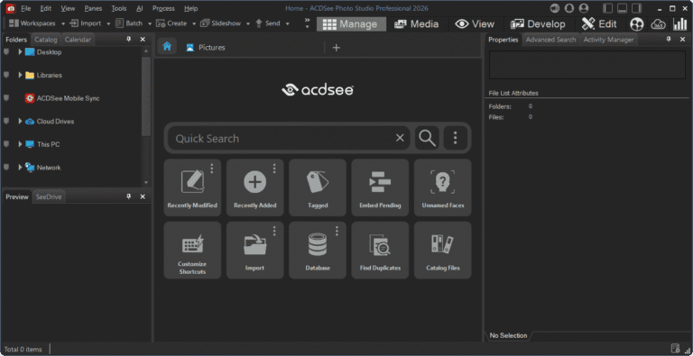 ACDSee Photo Studio Professional 2026 Screenshot