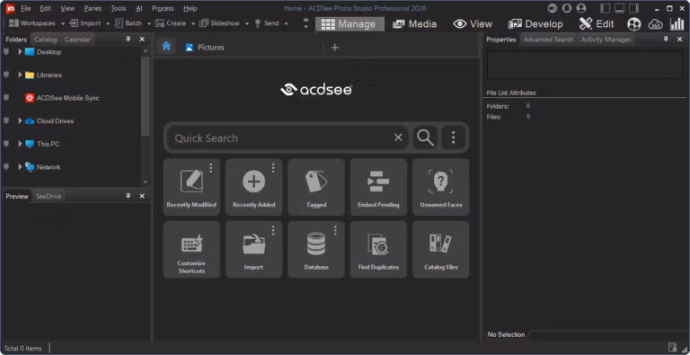 ACDSee Photo Studio Professional 2026 Screenshot