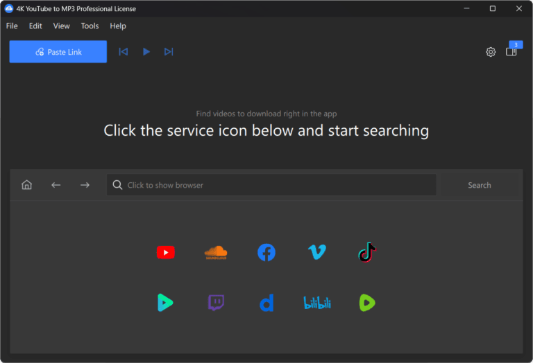 4k youtube to mp3 screenshot
