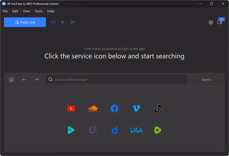 4k youtube to mp3 screenshot