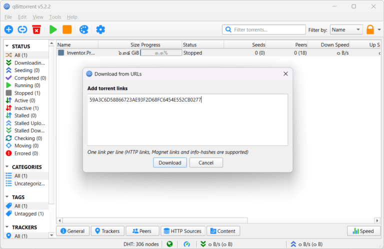 qbittorrent_screenshot_magnet