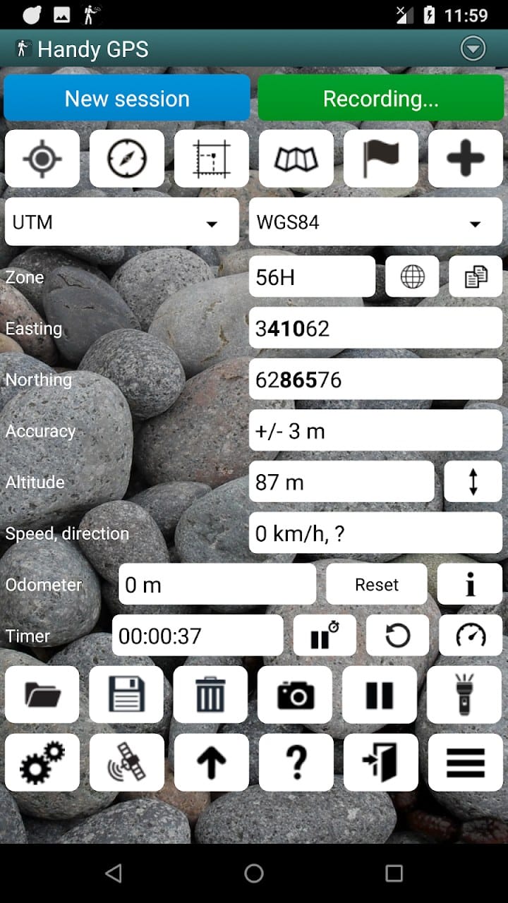 Handy GPS Outdoor Map Navigation and Waypoint Tracking