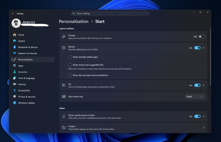 Start-menu-Personalization-settings-after-the-update