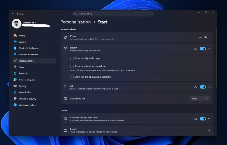 Start-menu-Personalization-settings-after-the-update