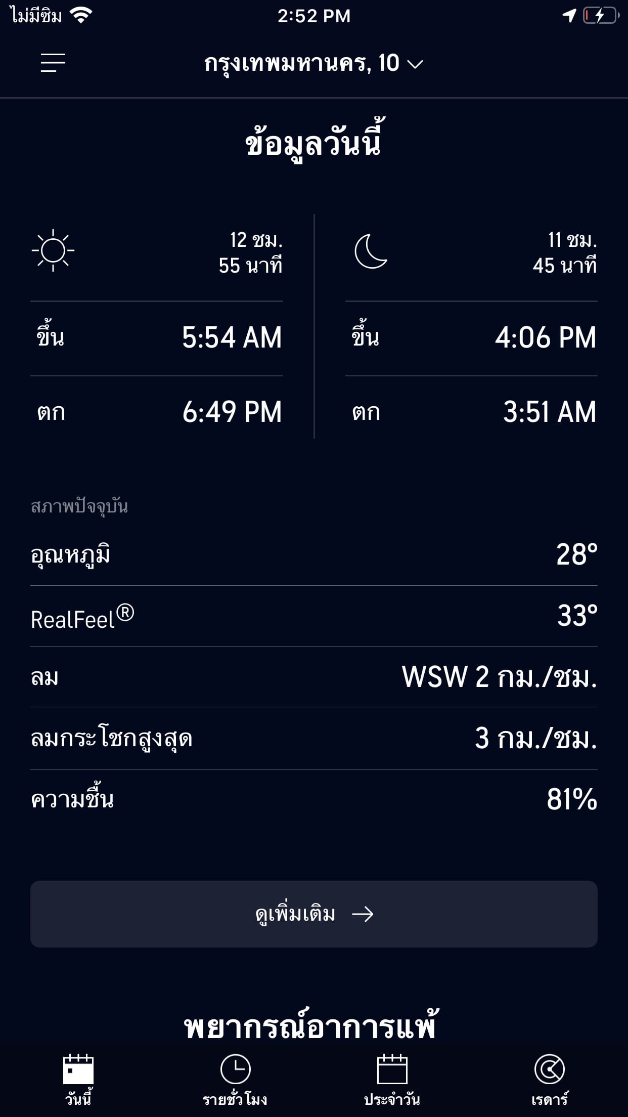 AccuWeather MinuteCast Minute-by-Minute Precipitation
