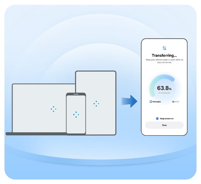 Samsung Smart Switch PC device sync