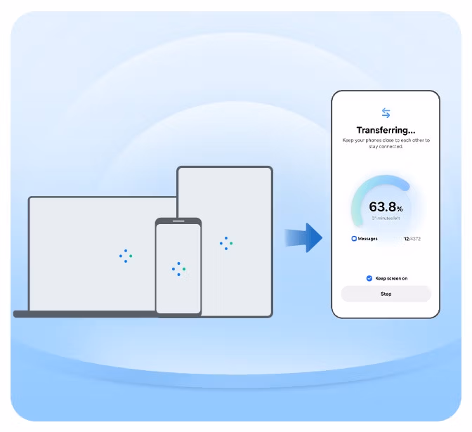 Samsung Smart Switch PC device sync