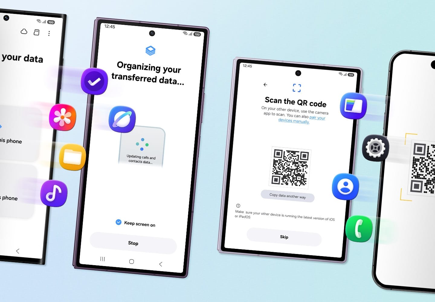 Samsung Smart Switch data transfer overview