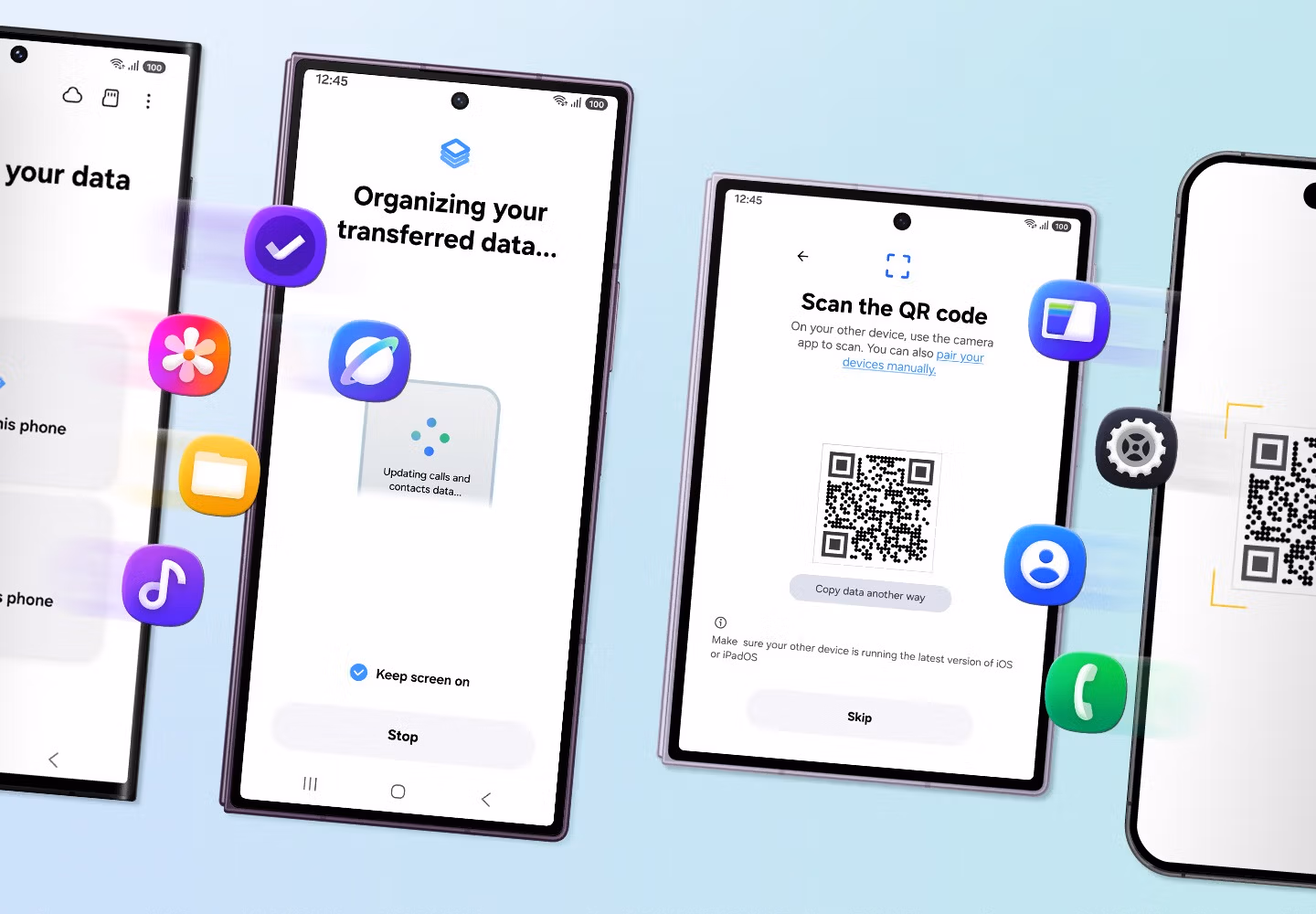 Samsung Smart Switch data transfer overview